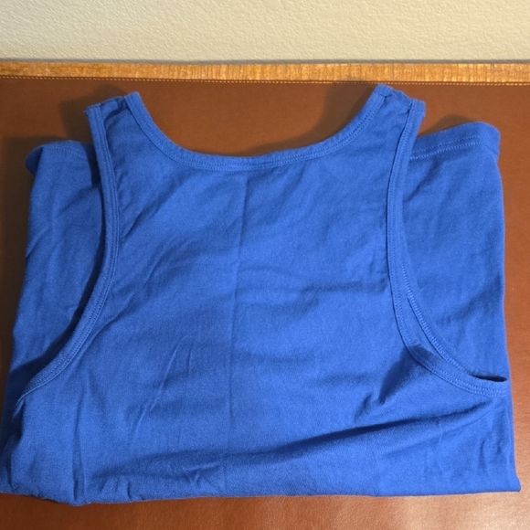Stussy Cracked Royal Blue Tank with White Logo - Picture 5 of 5
